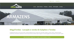 Desktop Screenshot of megatendas.com.br