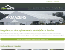 Tablet Screenshot of megatendas.com.br